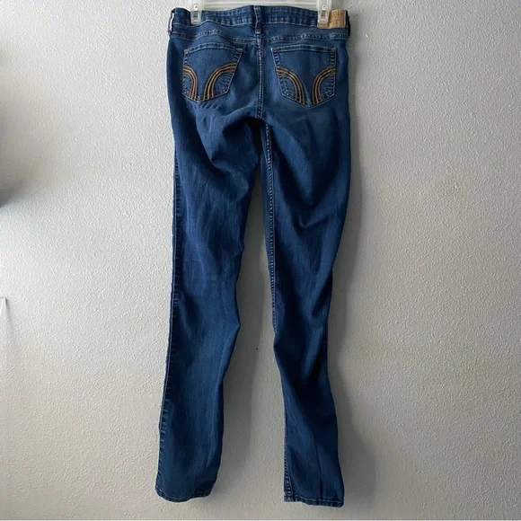 Hollister | Women’s Blue Super Skinny Jeans Size 28/33 - Picture 4 of 8